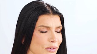 Big boobs BBW MILF strips to masturbate