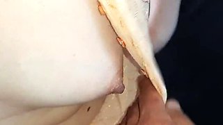 Stepdad Fucks Me Raw - Hairy Pussy Creampie Taboo Sex