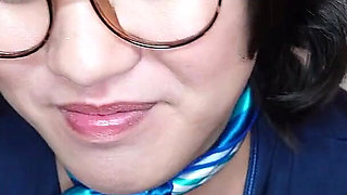 Sexy Asian Girlfriend Tofu Needs Cock During Halloween Costume Party