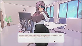 Tsundere Milfin [hentai Game] Stuck In The Elevator With Car Toon