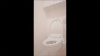 After Letting My Petite Stepsister Use My Bathroom, I Turned It Into A Mens Semen Bathroom