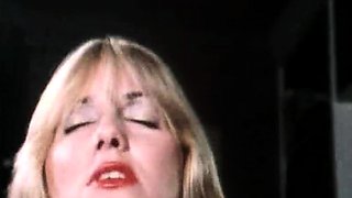 French blonde lady in vintage porno with a hairy man