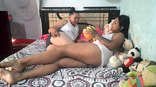 After gym classes my best friend and I went to give each other a little affection