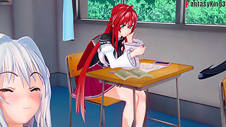 Rias Gremory invites me to have sex after class - DXD NTR Madness