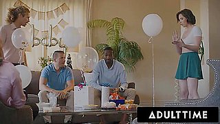 ADULT TIME - Hotwife Casey Calvert`s Horny In-Laws AIRTIGHT GANGBANG BUKKAKE Her With Husband`s Help