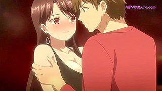 Group sex with busty MILF public creampie and tits out (ENG Dubbed) (Exclusive)