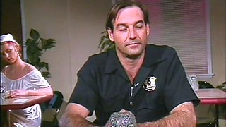 Corpulent Busty blonde Babe Jennifer in uniform