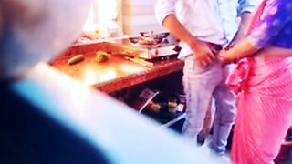 Kitchen Surprise for Hot Bhabi.