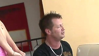 Horny stud bangs hot teen in front of his girlfriend
