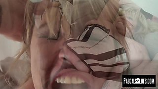 This is the first encounter between mature lady Alisha Rydes and her dom Pascal White