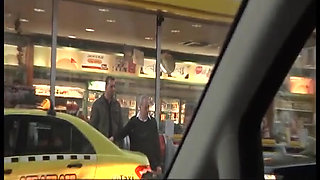 Taxi Driver Fucks His Passengers - Horny German Cabbie Pounds Sexy Guests Raw in the Backseat