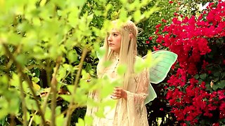 Cosplay with petite Russian teen beauty