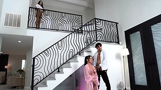 Hardcore Fucking Scenes with Blowjob Giving Brunettes