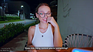 Looks Like We Got Caught - Fucked Her to Squirt on the First Date in a Public Toilet