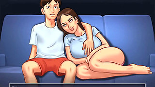 Summertime saga: Stepbrother creampies his stepsister's pussy ep 145