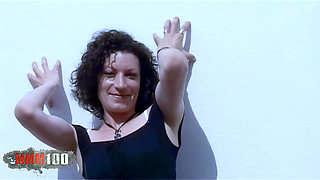 Steffy Great Steffy Dancing and Stripping on the Terrace