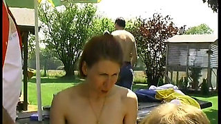 A Nympho Gang-bangued Binoclarde at a Picnic!