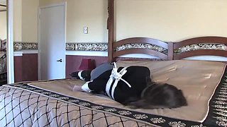 From the chair to bed quickly