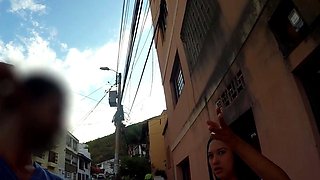 Petite Latina girl enjoys rough fucking