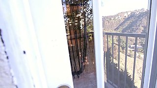 Perfect ass Czech blonde fucked outdoor pov