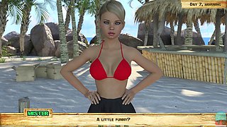 Lustful Island adventure with a nubile stepdaughter in 3D gameplay