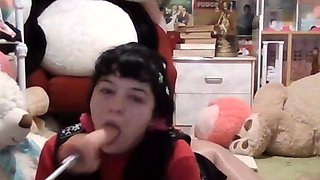 Close up BJ cumshot