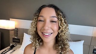 Ebony Stepsister's POV Seduction Ignites Wild Sensual Frenzy