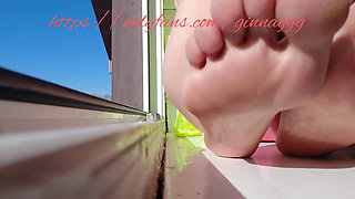 Sniff Between My Legs, Sniff My Panties and Lick My Heels, Wipe My Drool and Jerk off - Ginnagg