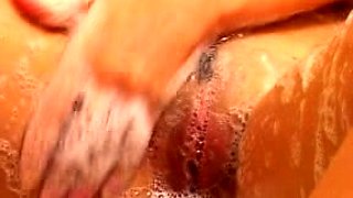 Close up teen foot worship