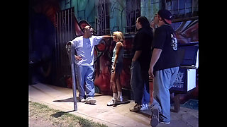 A Hot Night Fuck in the Park for a Young Blonde