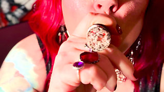 Miss Tina Snua Enjoys A Fat Cigar With Lots Of Smoke! Smoking  Smoker