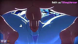 TiffanyWarmer Gets Pounded Hard in Hentai Fantasy - Big Cock Blowjob & Creampie Compilation