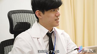 A Quick Trip to the Dr and Yuli Ends up Fucking Him and Swallowing Cum