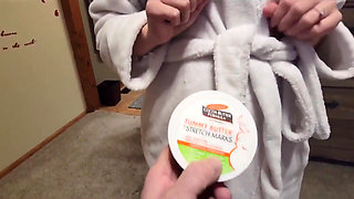 Stepmother Seduces Stepson by Having Him Place Lotion on Her Pregnant Belly