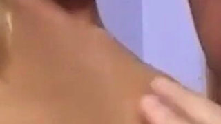 Blonde Slut Spreads Ass Wide Then Swallows Thick Cum Load