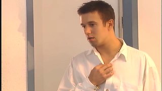 At The Office, The Boss Has To Shave His Secretarys Horny Pussy