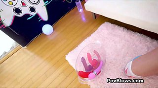 POINT OF VIEW titty banging big tit bikini mom