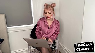 Pathetic tiny male pole incel minimized by femdom