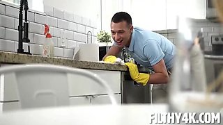 Uma Jolie Stepmom Blowjob POV - Hardcore Taboo MILF Fucks Stepson