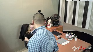 She calls Cris Angelo with his ever-hard cock
