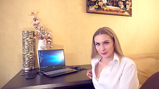 Sex with the Boss in the Workplace for a Raise