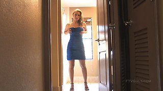 Anne’s solo shower time is a sexy and sensual experience.