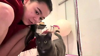 Beautiful brunette in sexy solo fingering masturbation 4 wmv