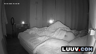 LUUV. Evening sex and cum in her mouth on home camera