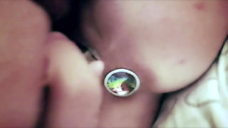 Dildo plus lingus and anal plug