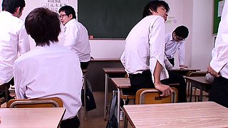 Cute Asian girl enjoying Fingering