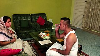 Real Indian couple having raw passionate sex in hotel