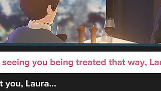 Quickie a Love Hotel Story: Professor Giving Foot Job to Her Student in the Restaurant He Busted Nut in His Pants - Episode 6