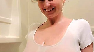 Great Big Boobs On Masturbating Redhead