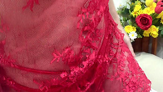 Petite Hana Wear Dress See Throw Her Tit so Sexy Pussy Ass